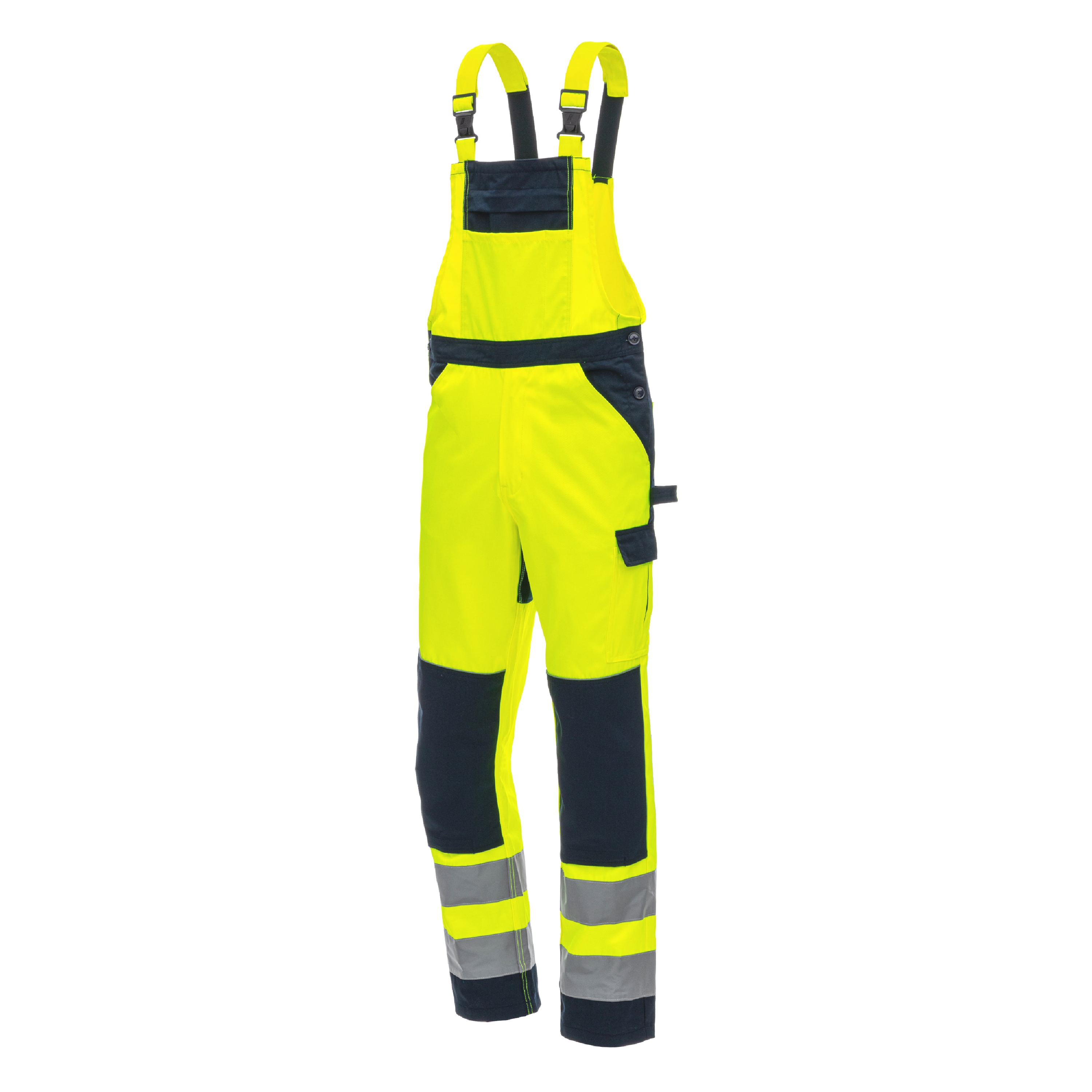 Warnschutz Latzhose "Nitras Motion Tex Viz 7572"