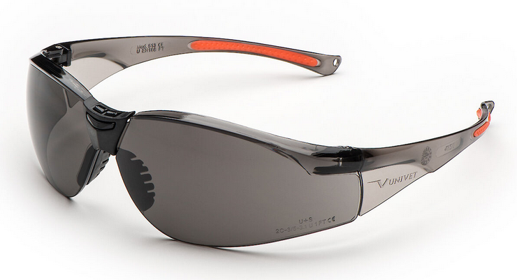 Schutzbrille "UNIVET 513 Solar Smoke"