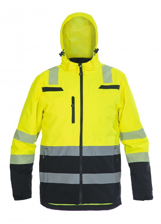 Warnschutz-Regenjacke "Hydrowear Boston" light High Vis