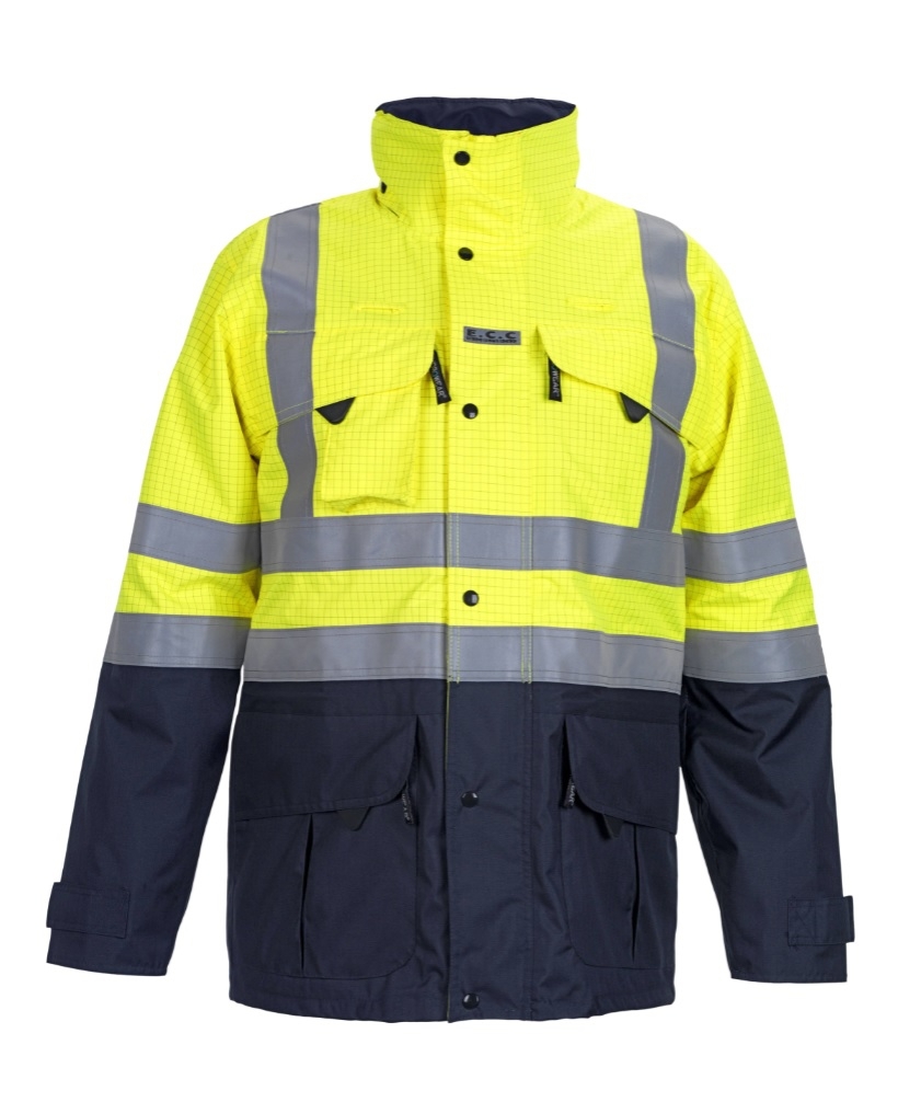 Multinorm-Parka "Hydrowear Miramas" Hi-Vis