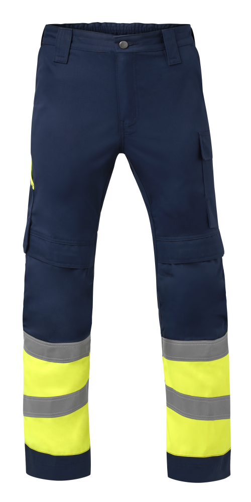 Bundhose HAVEP® High Visibility+ | 80573 | marineblau/warngelb | Gr:46