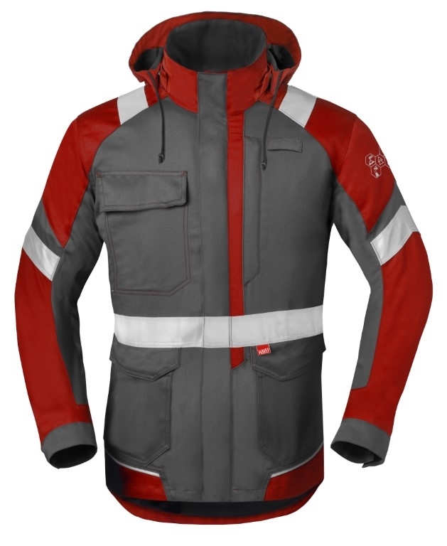 Parka HAVEP® 5-Safety Image+ | 50286 | Kohlengrau/rot | Gr:L