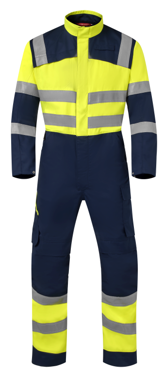 Overall HAVEP® High Visibility+ | 20444 | marineblau/warngelb | Gr:46