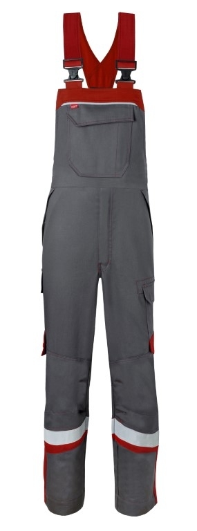 Latzhose HAVEP® 5-Safety Image+ | 20288 | Kohlengrau/rot | Gr:44