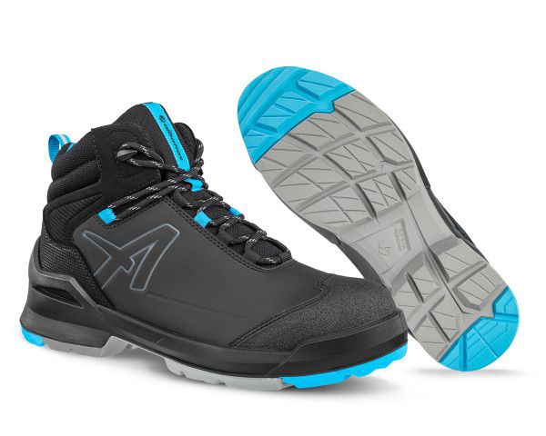 Hochschuh "Albatros Taraval black/blue Mid", S3, ESD