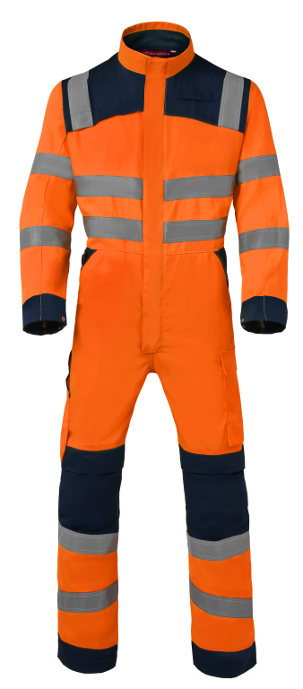 Overall HAVEP® High Visibility+ | 20445 | warn orange/marineblau | Gr:46