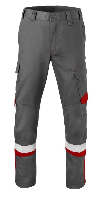 Bundhose HAVEP® 5-Safety Image+ | 80340 | Kohlengrau/rot | Gr:44