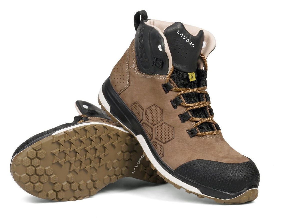 Hochschuh "LAVORO Lando Taupe FL", Lederfutter